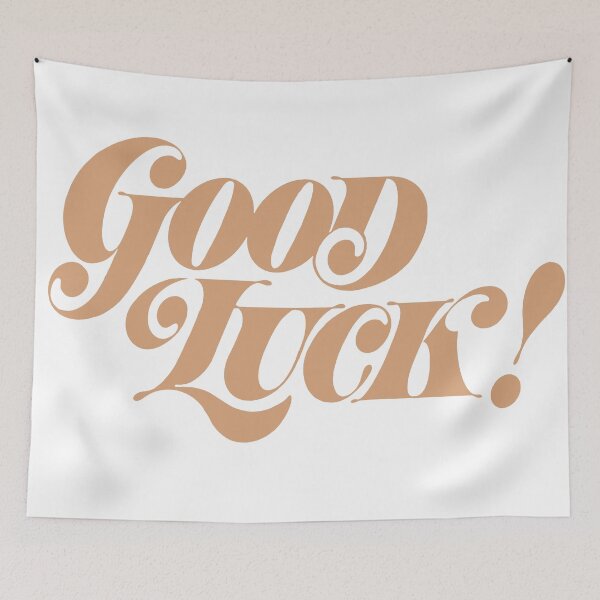 Item preview, Good Luck – Retro Vintage Typography Design designed and sold by andry01.