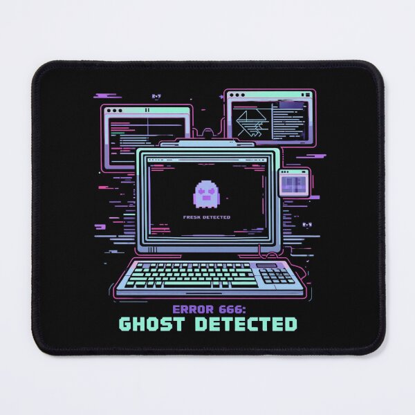 Item preview, Error 666: Ghost Detected – Multi-Screen Cyber Ghost Design designed and sold by calm-style.