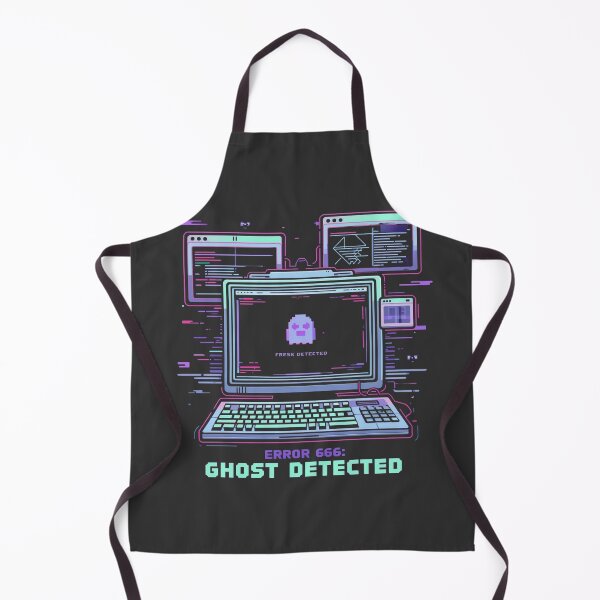 Item preview, Error 666: Ghost Detected – Multi-Screen Cyber Ghost Design designed and sold by calm-style.