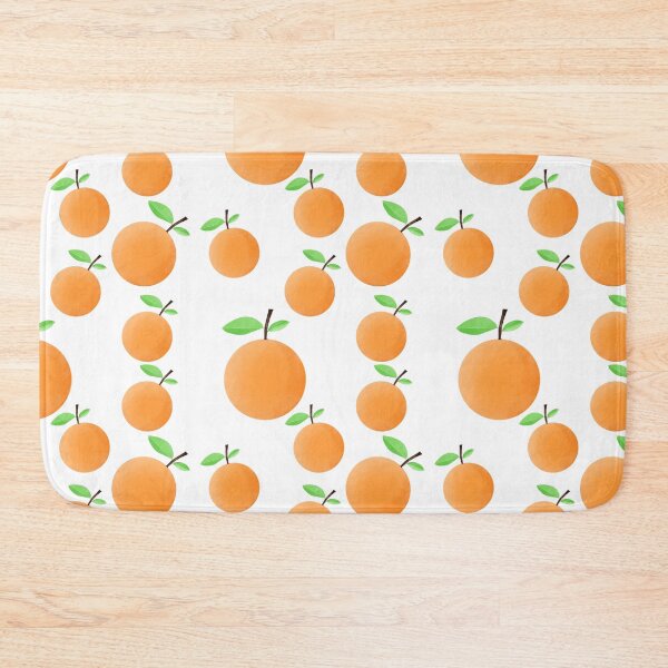 Item preview, Seamless orange fabric pattern designed and sold by Toyney.