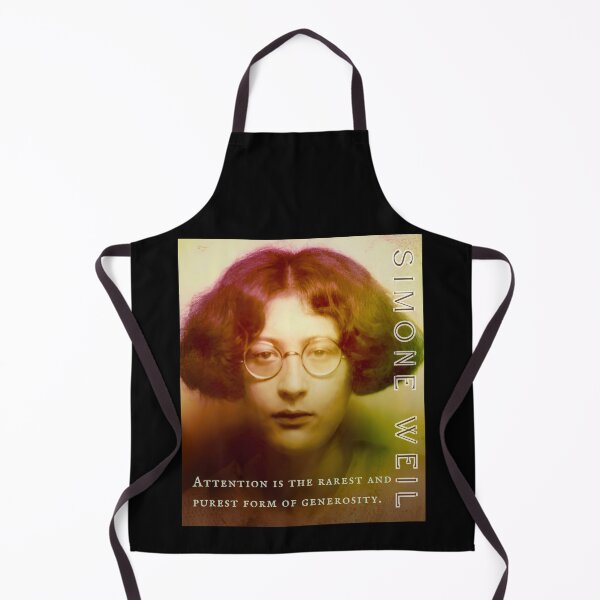 Item preview, Simone Weil quote: Attention is the rarest and purest form of generosity. designed and sold by artbleed.