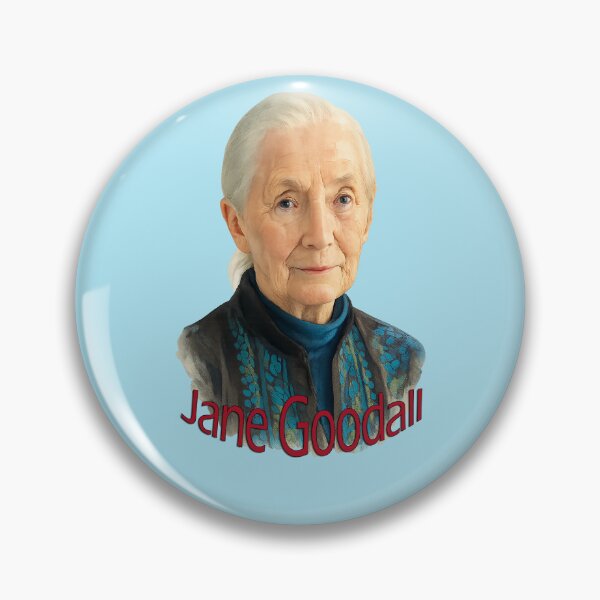 Item preview, Jane Goodall watercolor Painting  designed and sold by Juana-.