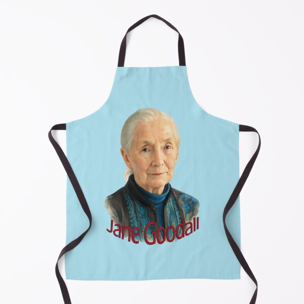 Item preview, Jane Goodall watercolor Painting designed and sold by Juana-.