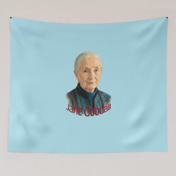 Item preview, Jane Goodall watercolor Painting  designed and sold by Juana-.