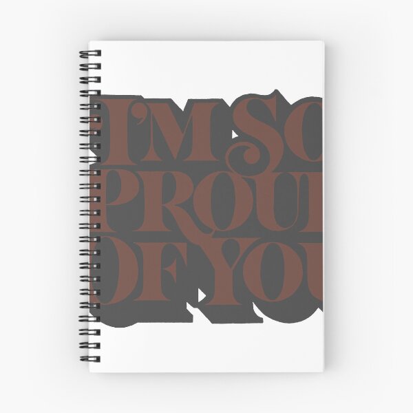Item preview, I'm So Proud Of You Retro Motivational Message designed and sold by andry01.