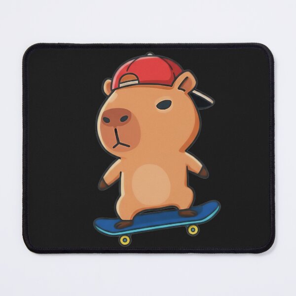 Item preview, Cool Capybara Skateboarder | Rad Capy on a Board | Skater Life Vibes designed and sold by CharmedByCharm.