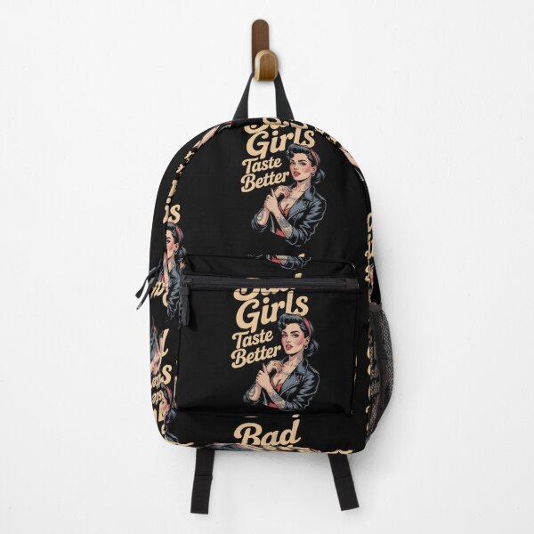 Item preview, Bad Girls Taste Better  Retro Tattoo Pin-Up designed and sold by ArtFeverShop.
