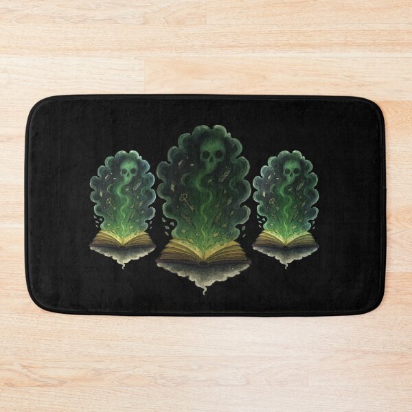 Item preview, Spooky Spellbook | Haunted Green Magic Book Stack designed and sold by thatgirlrenee91.