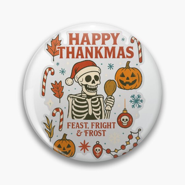 Item preview,  Deck the halls with pumpkins and bones Christmas Classic T-Shirt designed and sold by inkfluenceart.