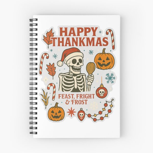 Item preview,  Deck the halls with pumpkins and bones Christmas Classic T-Shirt designed and sold by inkfluenceart.