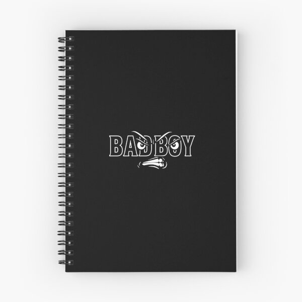 Item preview, BadBoy Logo with Angry Eyes – Bold Black and White Minimalist Design designed and sold by PixelVibe782.