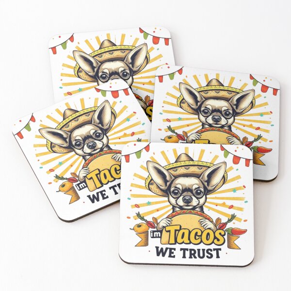 Item preview, Chihuahua in Sombrero Holding Taco designed and sold by Iuqiune.