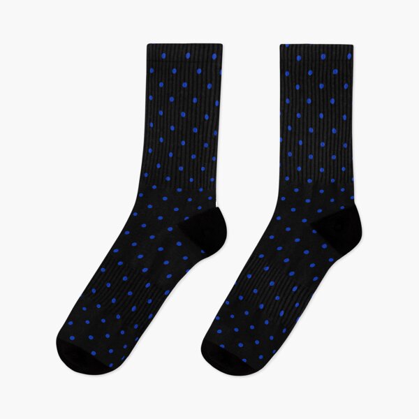 Item preview, Cobalt Blue Small Polka Dots On Black designed and sold by POLKAIWERX.