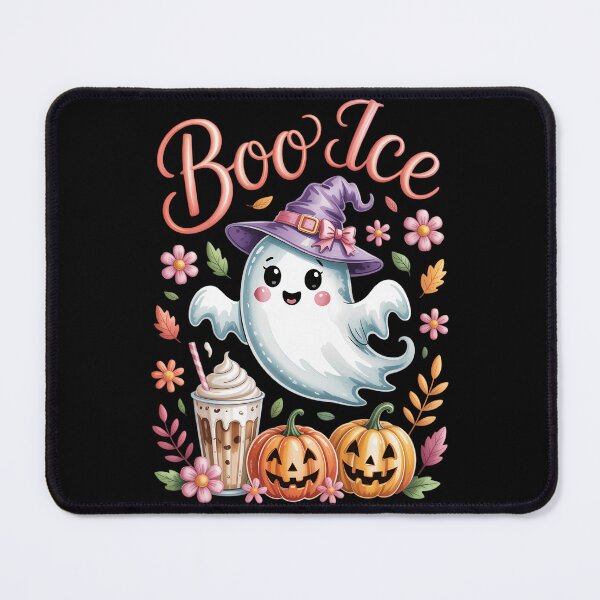 Item preview, Boo Jee Ghost Drinking Coffee Coquette Bow Halloween designed and sold by TrinaEspinoza.