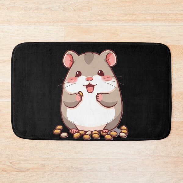Item preview, Happy Chibi Hamster with Food designed and sold by Naynners Designs.
