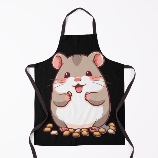 Item preview, Happy Chibi Hamster with Food designed and sold by Naynners Designs.