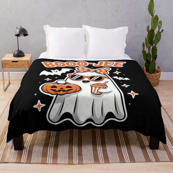 Item preview, Boo-Jee Trick Or Treat Spooky Ghost Jack O Lantern Halloween designed and sold by TrinaEspinoza.