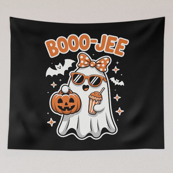 Item preview, Boo-Jee Trick Or Treat Spooky Ghost Jack O Lantern Halloween designed and sold by TrinaEspinoza.