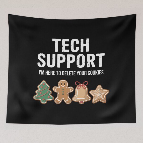 Item preview, Christmas Tech Support Here To Delete Cookies designed and sold by TrinaEspinoza.