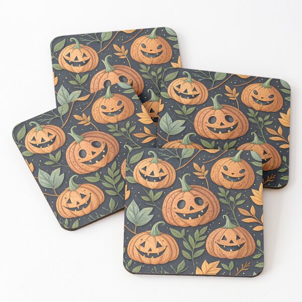 Item preview, Smiling Jack-o-lanterns Halloween designed and sold by Magnuna.