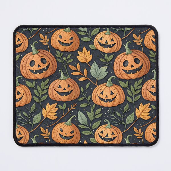 Item preview, Smiling Jack-o-lanterns Halloween designed and sold by Magnuna.