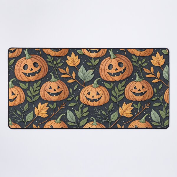 Item preview, Smiling Jack-o-lanterns Halloween designed and sold by Magnuna.