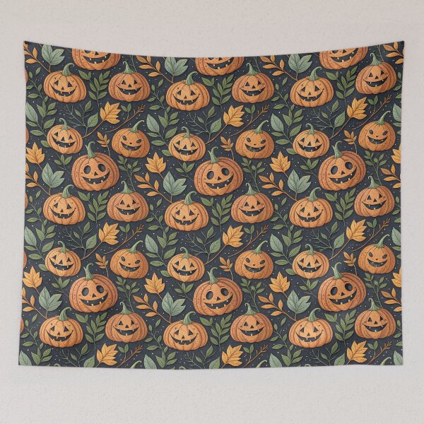 Item preview, Smiling Jack-o-lanterns Halloween designed and sold by Magnuna.