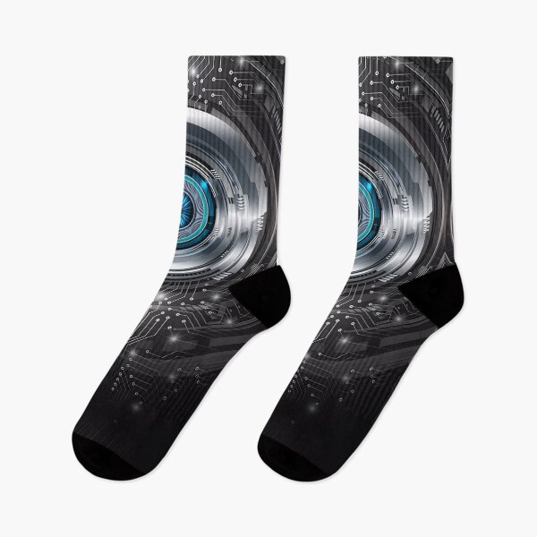 Item preview, Futuristic Cyber Eye – Tech Circuit Vision Design designed and sold by Margival.