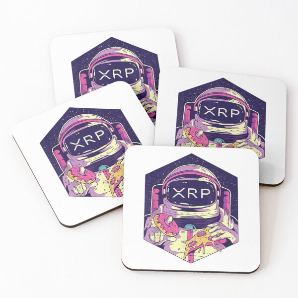 Item preview, XRP Astronaut Neon – Cosmic Crypto Vision designed and sold by LouLabeau.