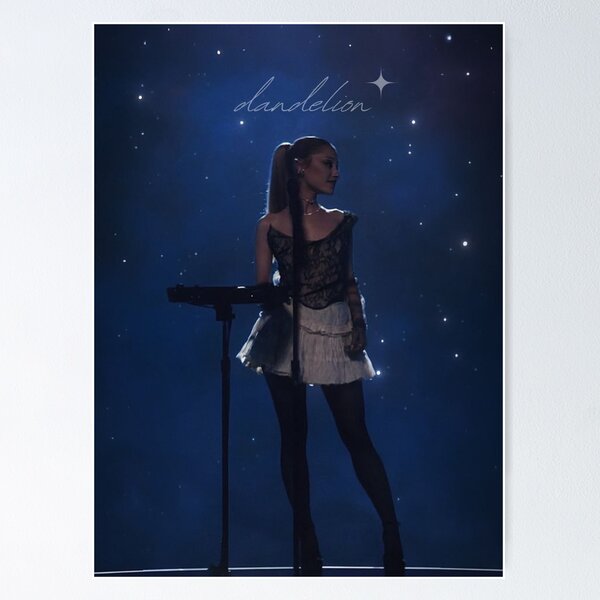 Item preview, ariana grande dandelion music video print designed and sold by madeonhoneymoonavenue.