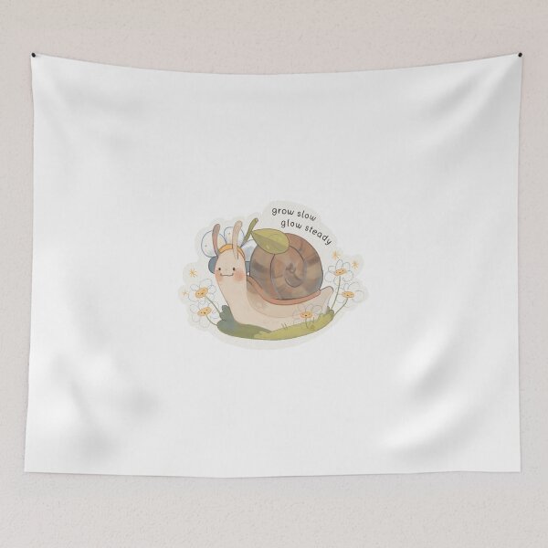 Item preview, Chibi Snail with a Daisy Hat designed and sold by justduwu.
