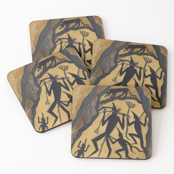 Item preview, Bailarines de arte rupestre designed and sold by 20apple.
