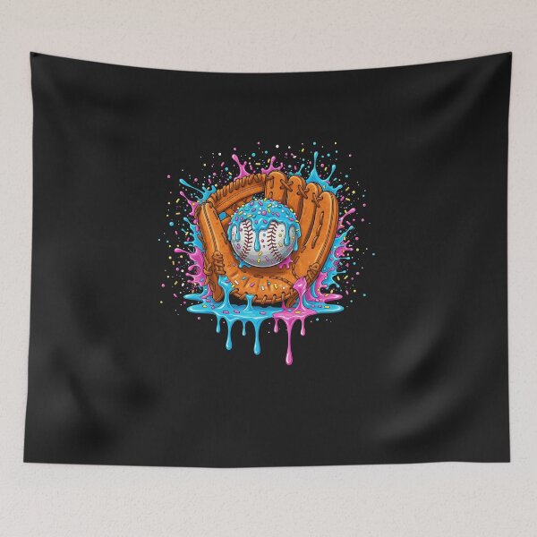 Item preview, Ice Cream Drip Baseball Stuff Baseball Drip For Boys Graphic designed and sold by diyoor.