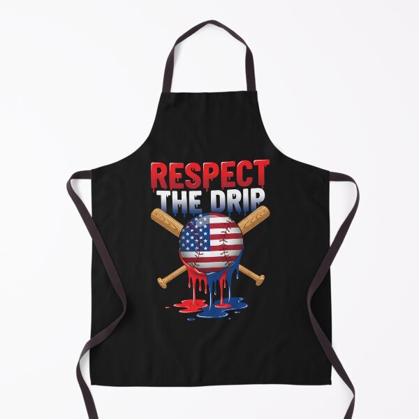 Item preview, Respect The Drip Baseball Ice Cream Drip 4th of July designed and sold by diyoor.