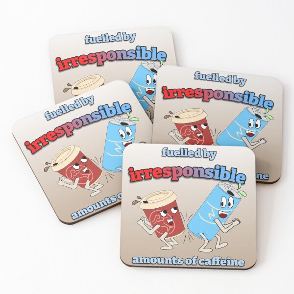 Item preview, Fuelled by irresponsible amounts of caffeine designed and sold by JangJaeYul.