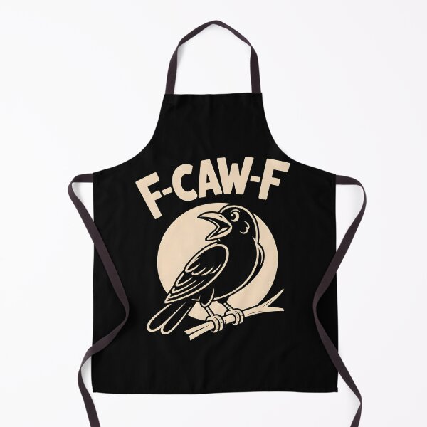 Item preview, F-Caw-F Funny Black Crow Moonlit Raven designed and sold by trendyzcom.