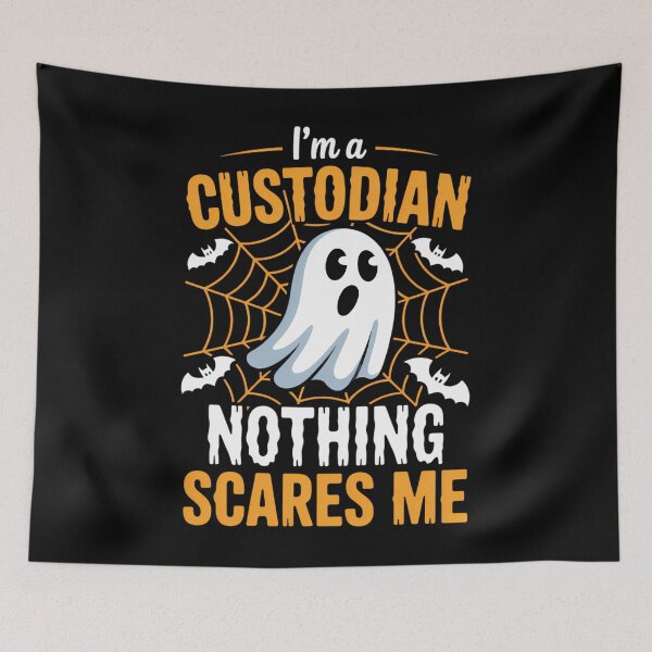 Item preview, Custodian Halloween School or Workplace designed and sold by TrinaEspinoza.