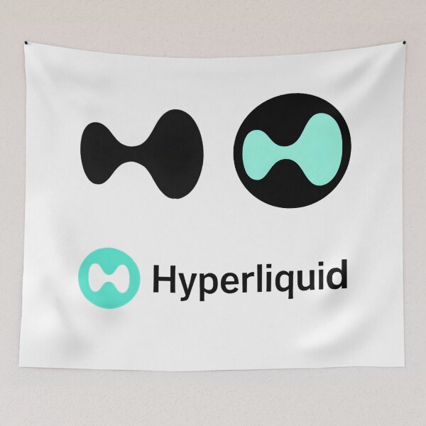 Item preview, Hyperliquid Double Symbol – Ripple Effect of Crypto designed and sold by LouLabeau.