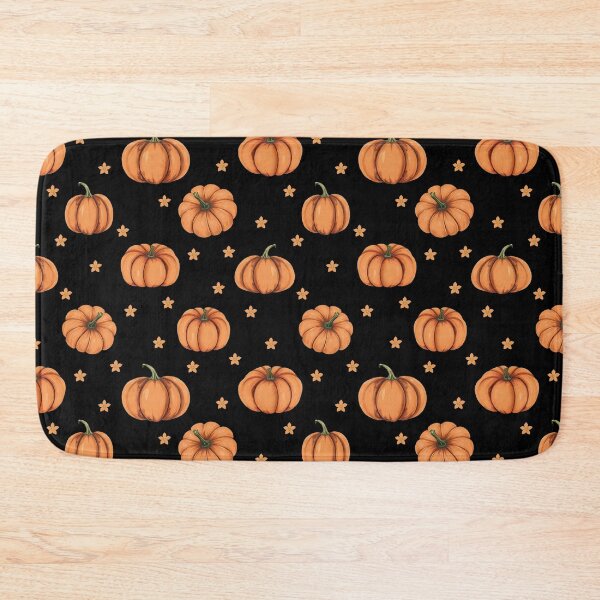 Item preview, Orange Pumpkin Illustration Pattern designed and sold by UnhingedBird.