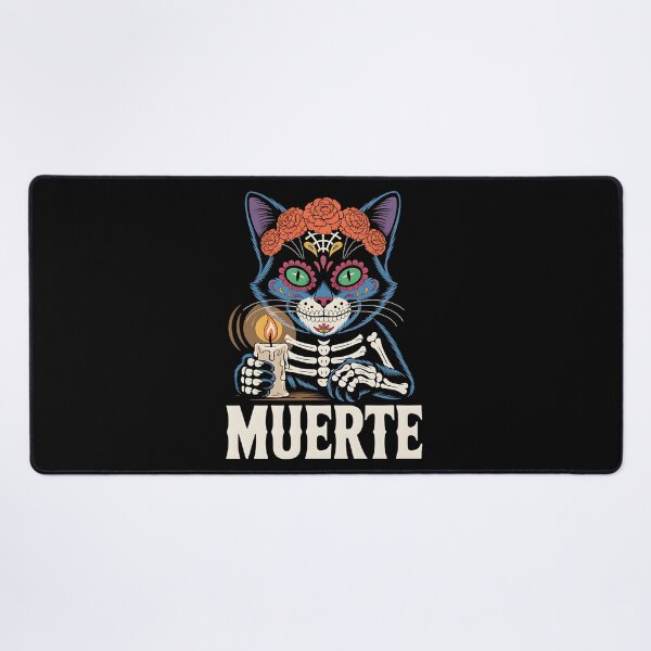 Item preview, Muerte Cat Candle – Día de los Muertos Sugar Kitten designed and sold by Taans-Creation.