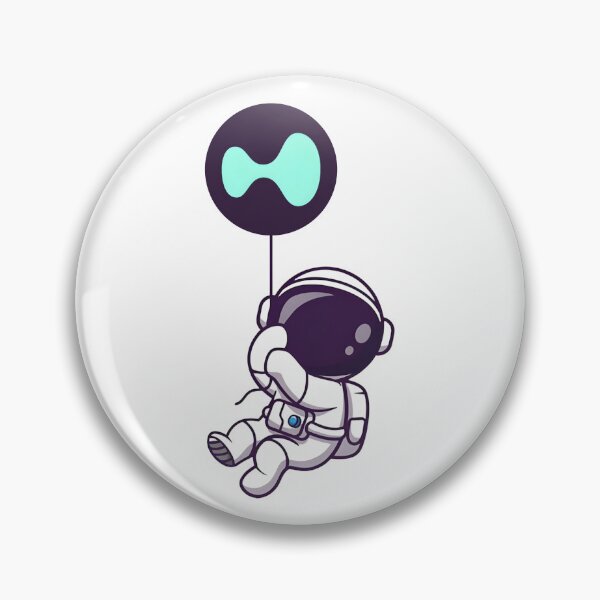 Item preview, Hyperliquid Astronaut Floating – Holding the Future designed and sold by LouLabeau.