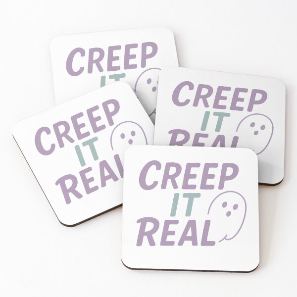 Item preview, Creep It Real Cute Playful Halloween Ghost designed and sold by RuweisVibes.