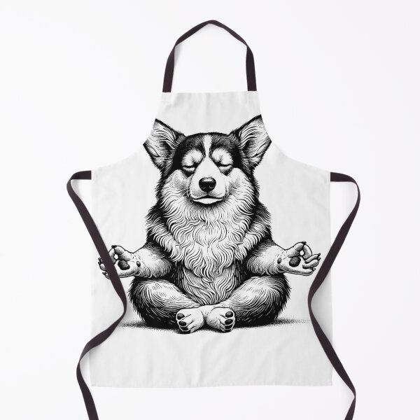 Item preview, Corgi Yoga Lotus Meditation Dog Lover designed and sold by DoodleTortle.