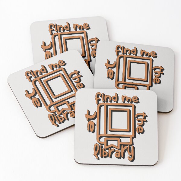 Item preview, Find Me at the Library – Book Lover & Reading Design – Student & Library Gift designed and sold by sednalafandy79.