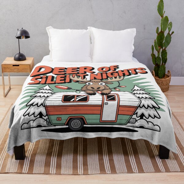 Item preview, Vintage Camper Christmas Chaos with Tangled Moose designed and sold by SplashTastic.