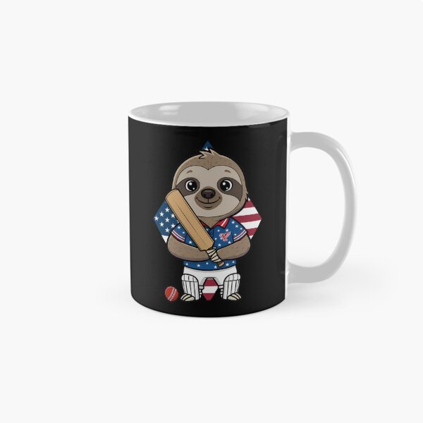 Item preview, USA Cricket Sloth Batter Patriotic designed and sold by k3rstman1.
