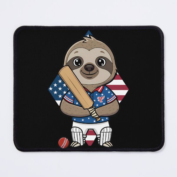 Item preview, USA Cricket Sloth Batter Patriotic designed and sold by k3rstman1.