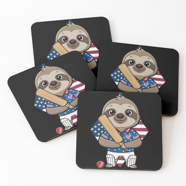 Item preview, USA Cricket Sloth Batter Patriotic designed and sold by k3rstman1.