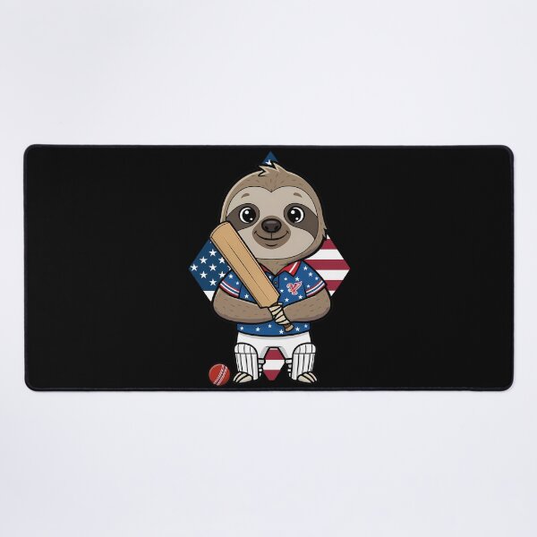 Item preview, USA Cricket Sloth Batter Patriotic designed and sold by k3rstman1.