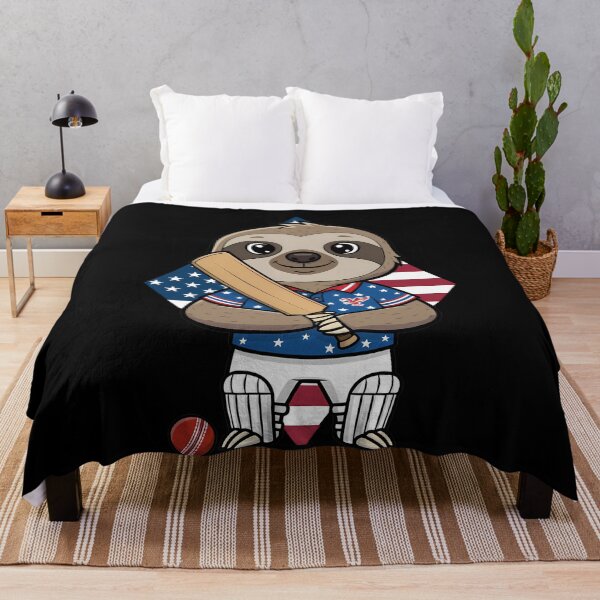 Item preview, USA Cricket Sloth Batter Patriotic designed and sold by k3rstman1.